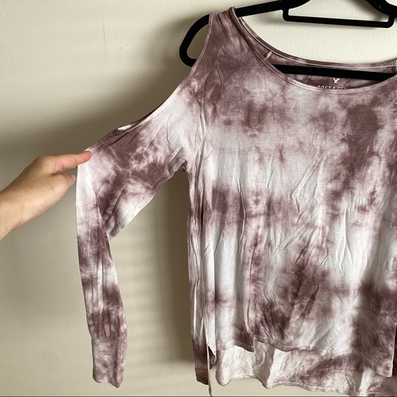 Pink and White Tie Dye Shirt - Picture 5 of 5